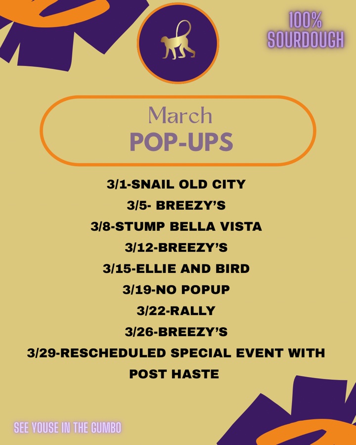 March Popups