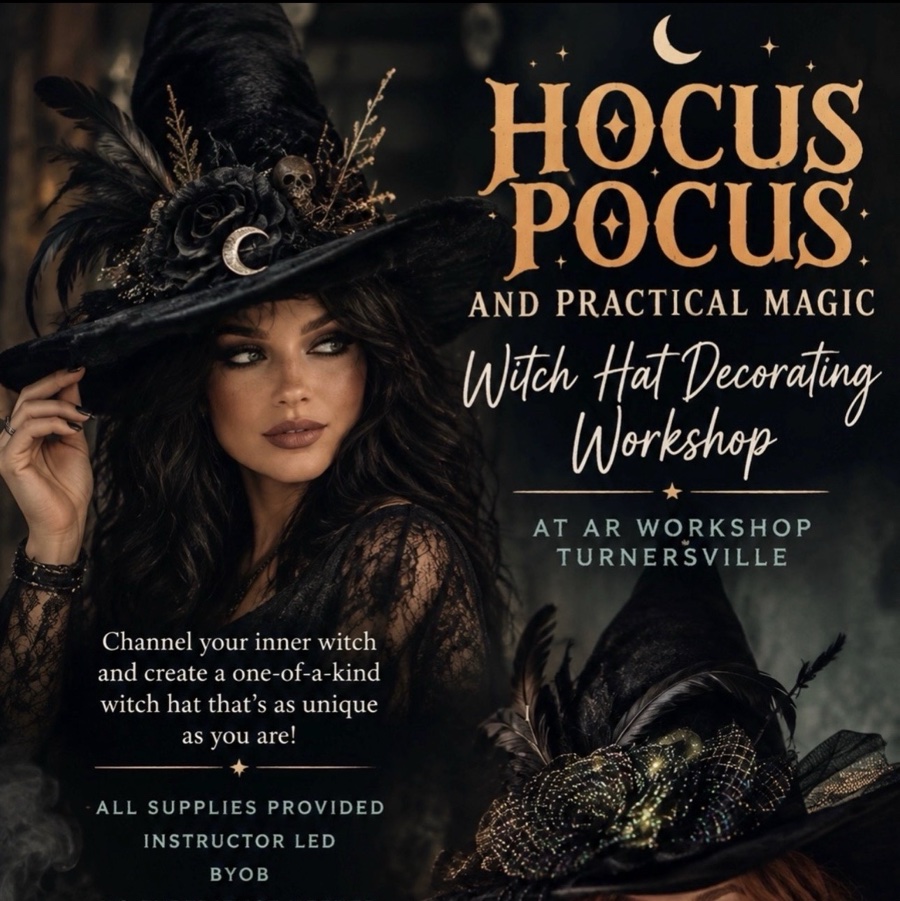 CALLING ALL WITCHES - HAT DECORATING WORKSHOP