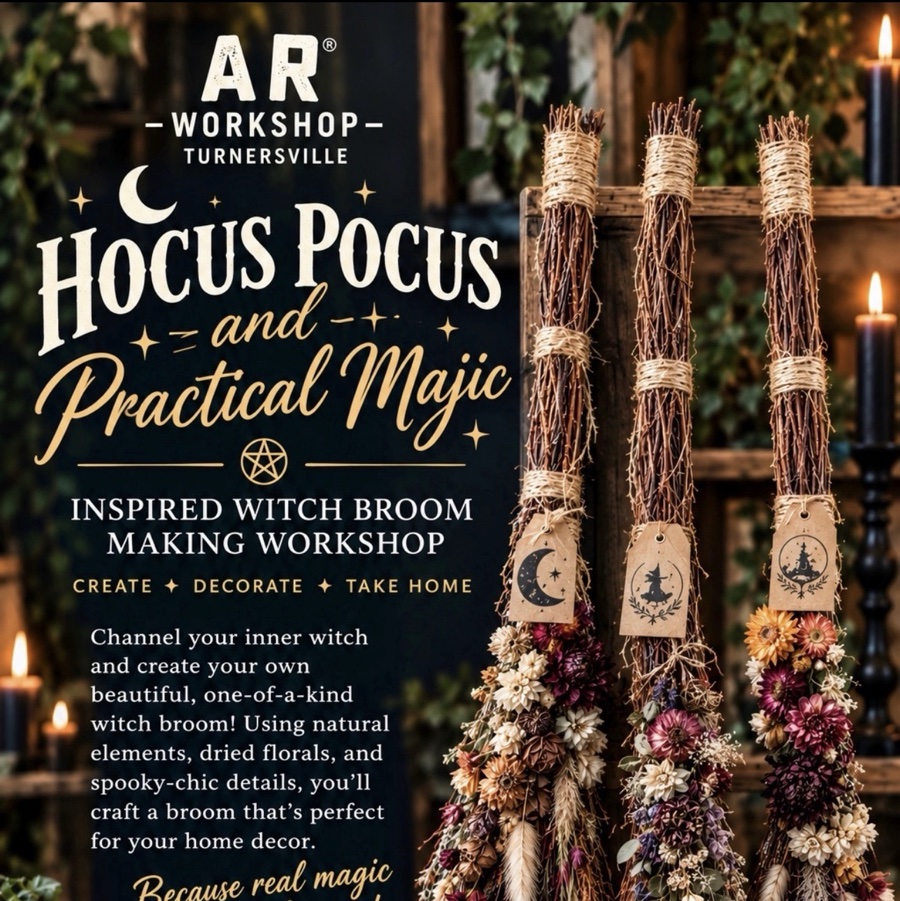 WITCHES’ BROOM MAKING WORKSHOP