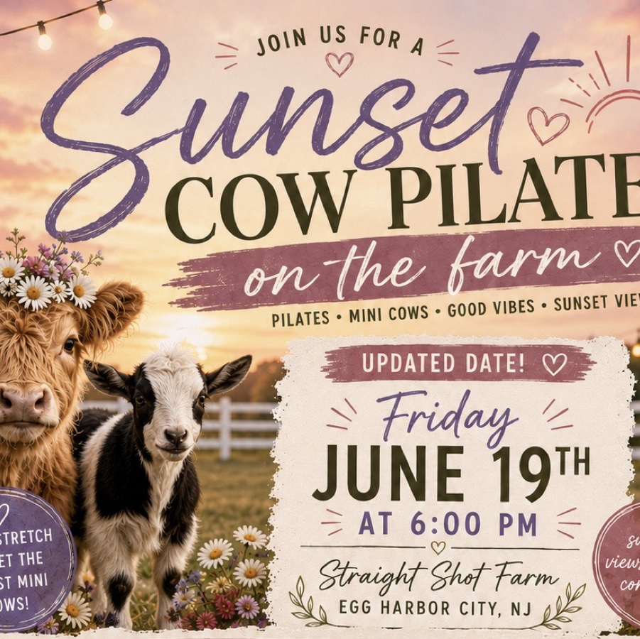 Pilates x Straight Shot Farm (with mini highland cows & goats)