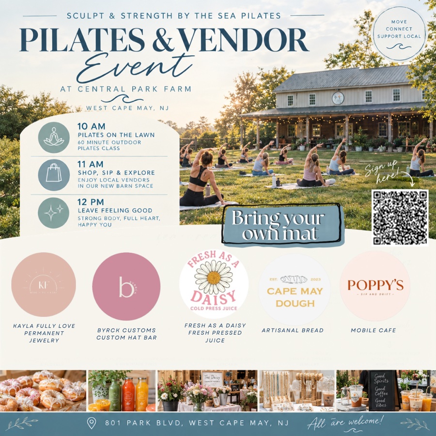 Fall Pilates & Vendor Event - Cape May NJ
