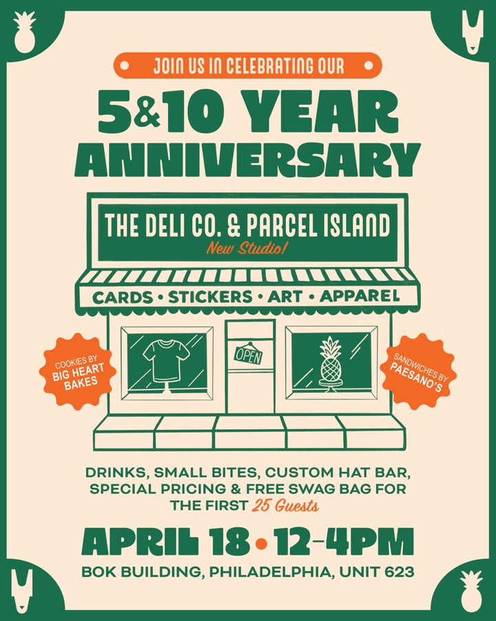 5 & 10 Year Anniversary Party for The Deli Co and Parcel Island