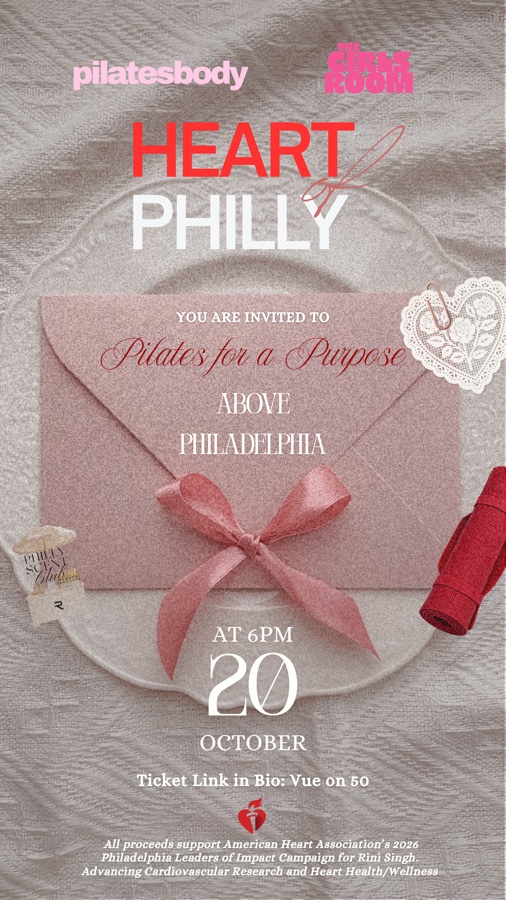 HEART OF PHILLY ❤️ Pilates Above Philadelphia at VUE on 50