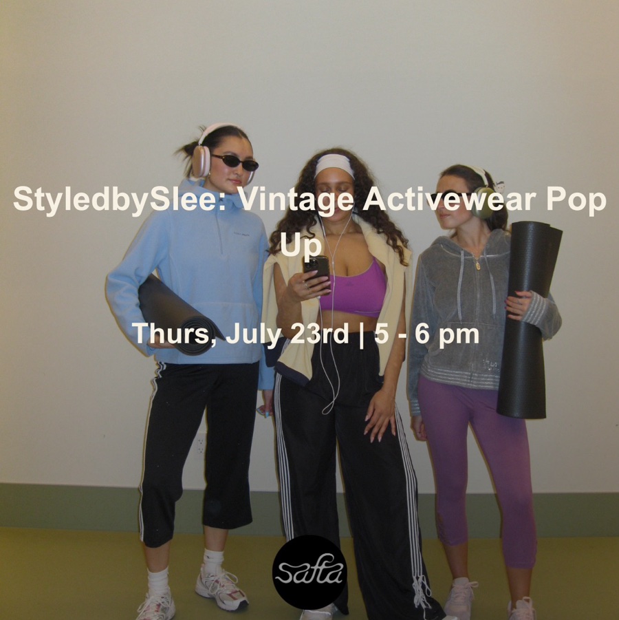 Vintage Activewear Pop Up StyledbySlee X Safta Yoga
