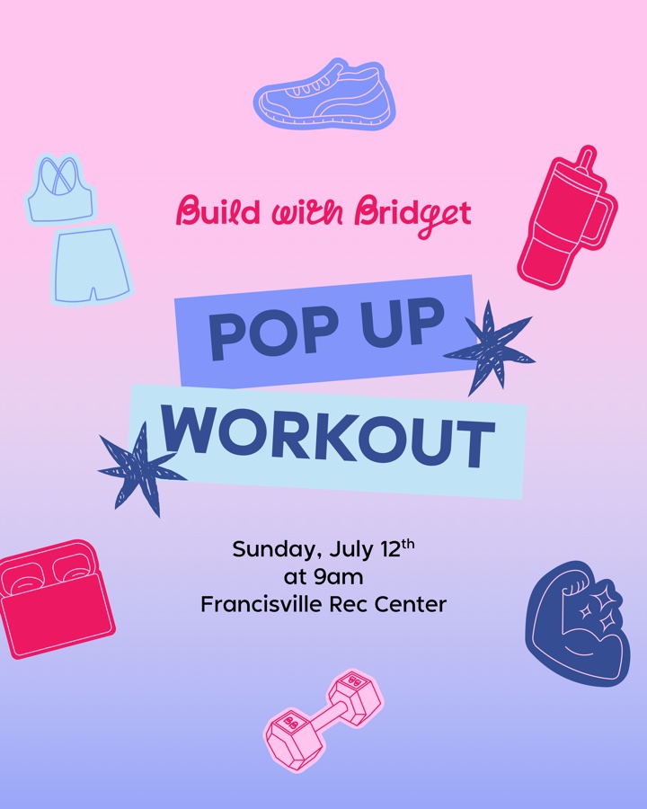 Build With Bridget Pop-up Workout