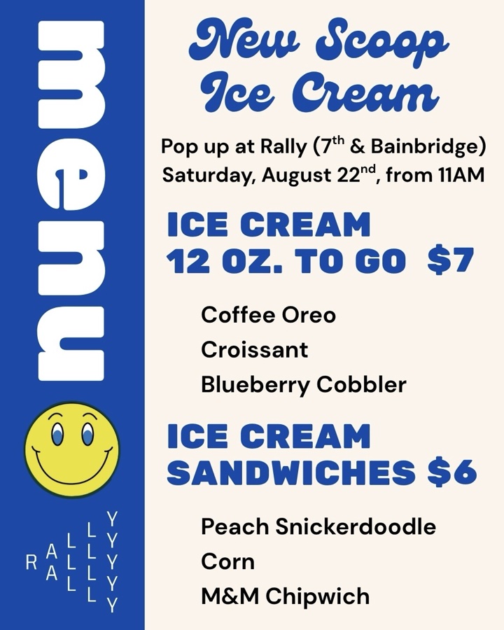 New Scoop Ice Cream Pop Up @ Rally