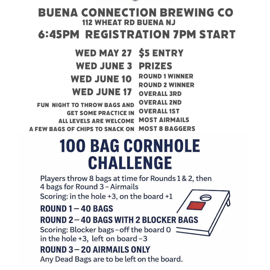 100 Bag Corn Hole Challenge