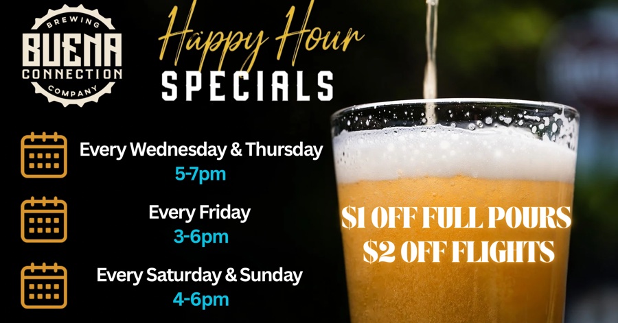 Updated Happy Hour!