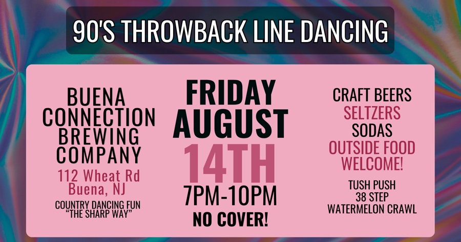 π€ πΆ 90's Throwback Line Dancing Night!