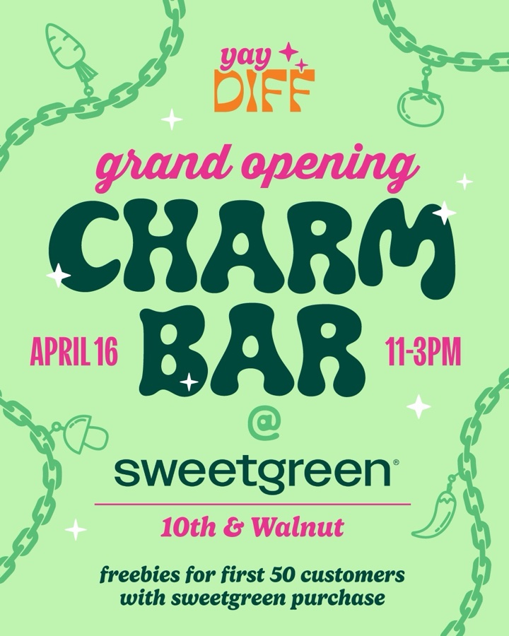 Yay Diff x Sweetgreen Charm Bar