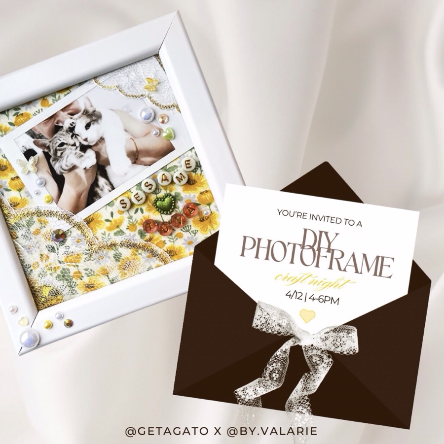 Cats & Crafts: DIY Photo Frame Night