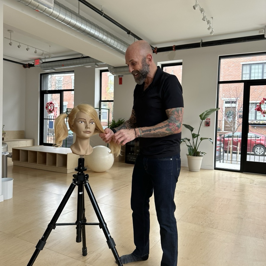 dad's & dos: buns, braids and bonding