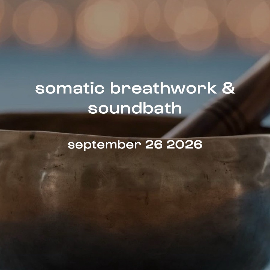 Somatic breath work @ sound bath
