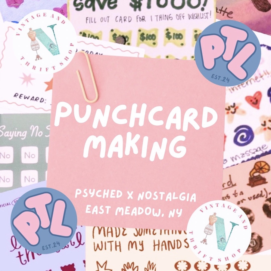 Psyched x Nostalgia Punchcard Making