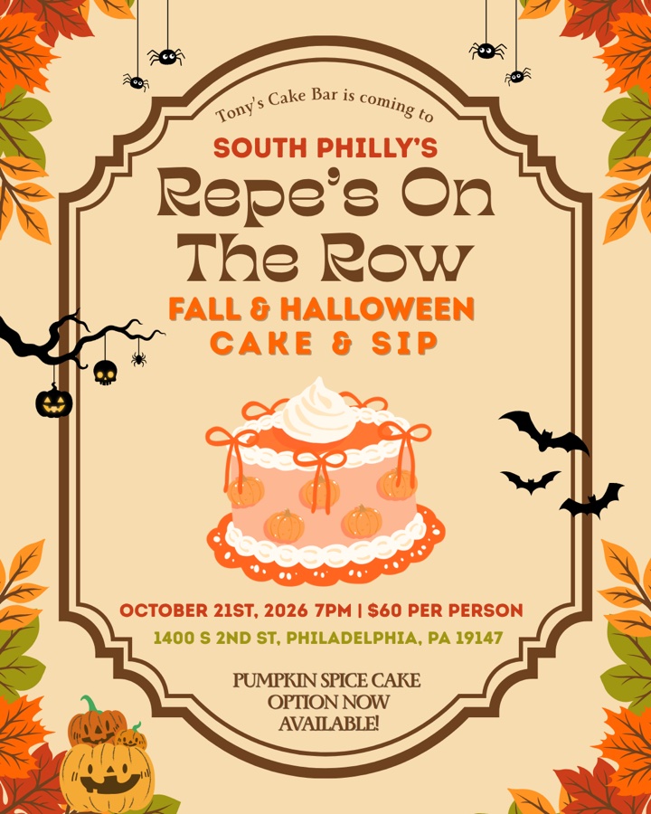Fall & Halloween Cake & Sip🍁🍰