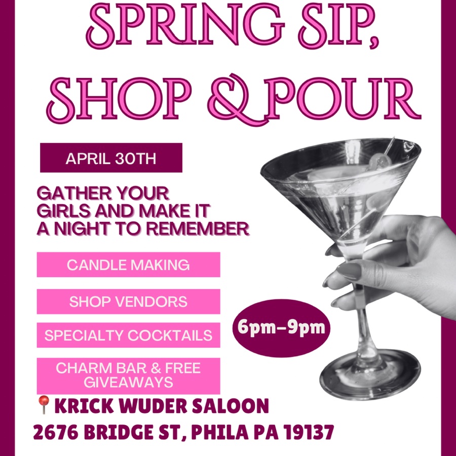 Spring Sip, Shop, & Pour 🌺💖