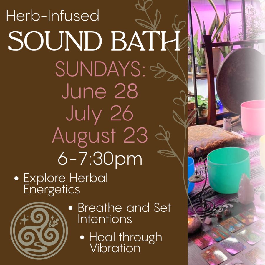 Herb-Infused Sound Bath