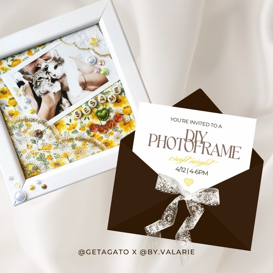 cats & crafts: diy photoframe!