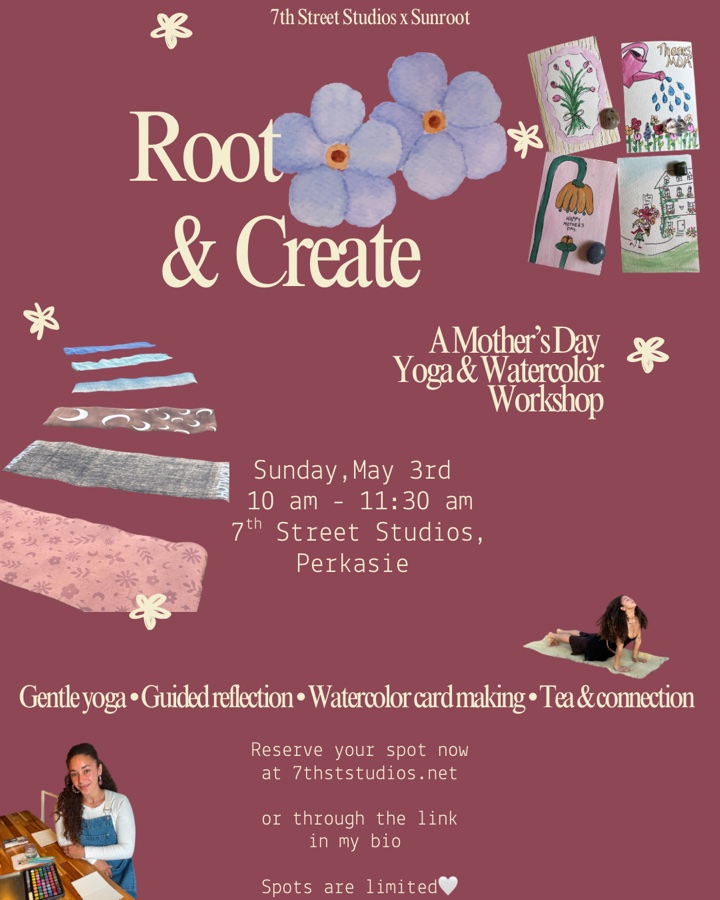 Root & Create - Yoga & Watercolor Workshop