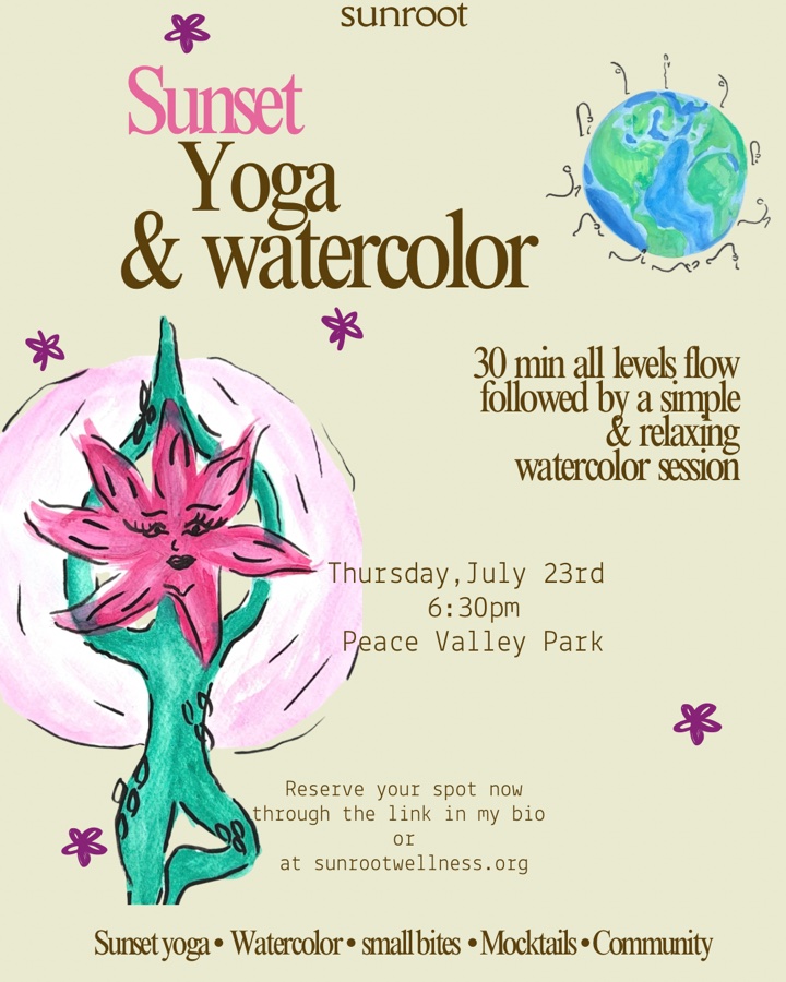 Sunset Yoga & Watercolor