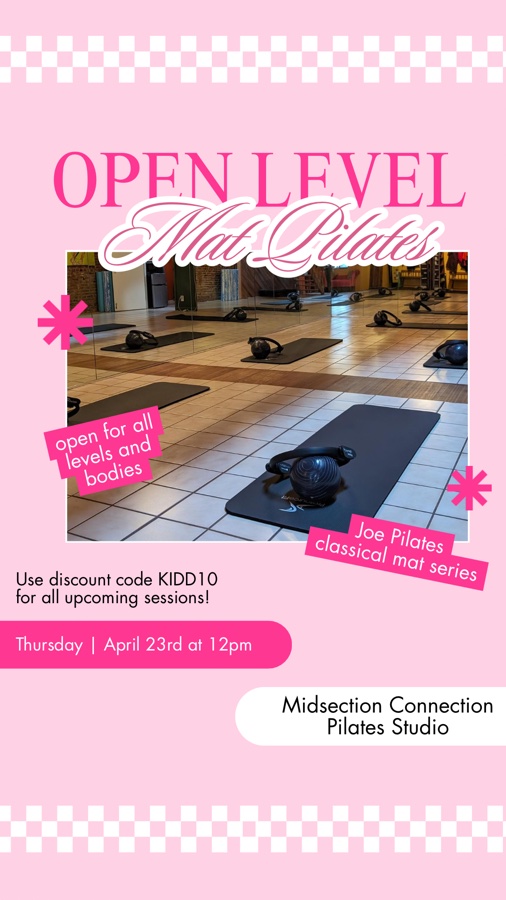 Open Level Mat Pilates β¨