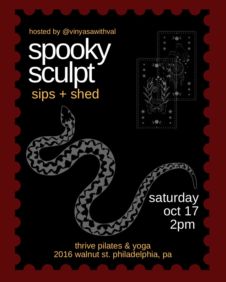spooky sculpt + matcha