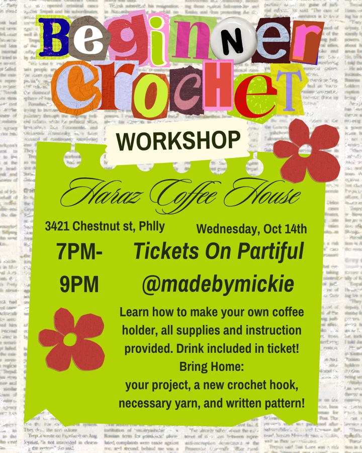 Beginner Crochet Workshop University City
