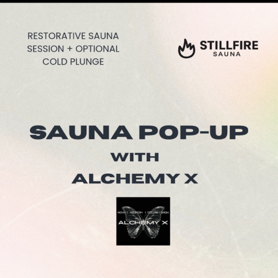 Sauna Pop-Up at Alchemy X