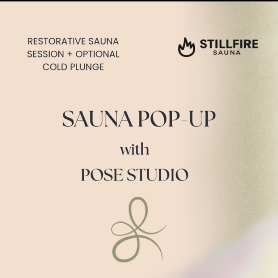 Sauna Pop-Up at Pose Studio