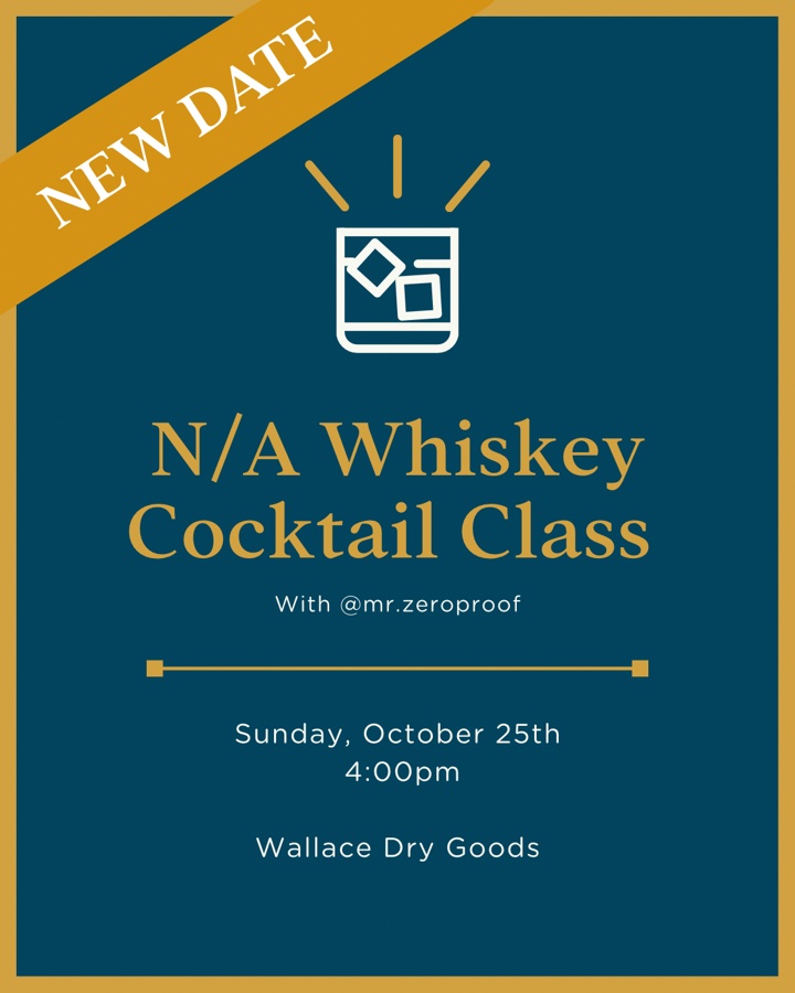 Non-Alcoholic Whiskey Mixology Class