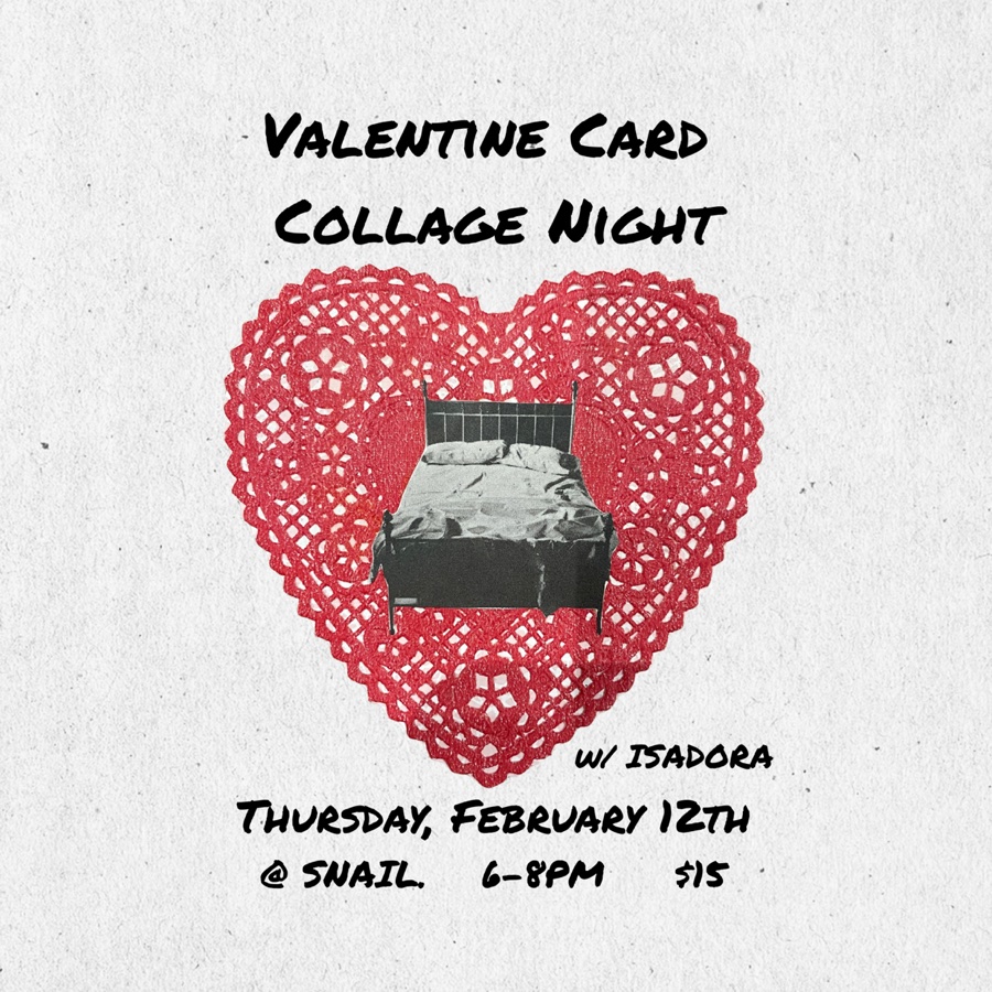 Valentine Card Collage Night
