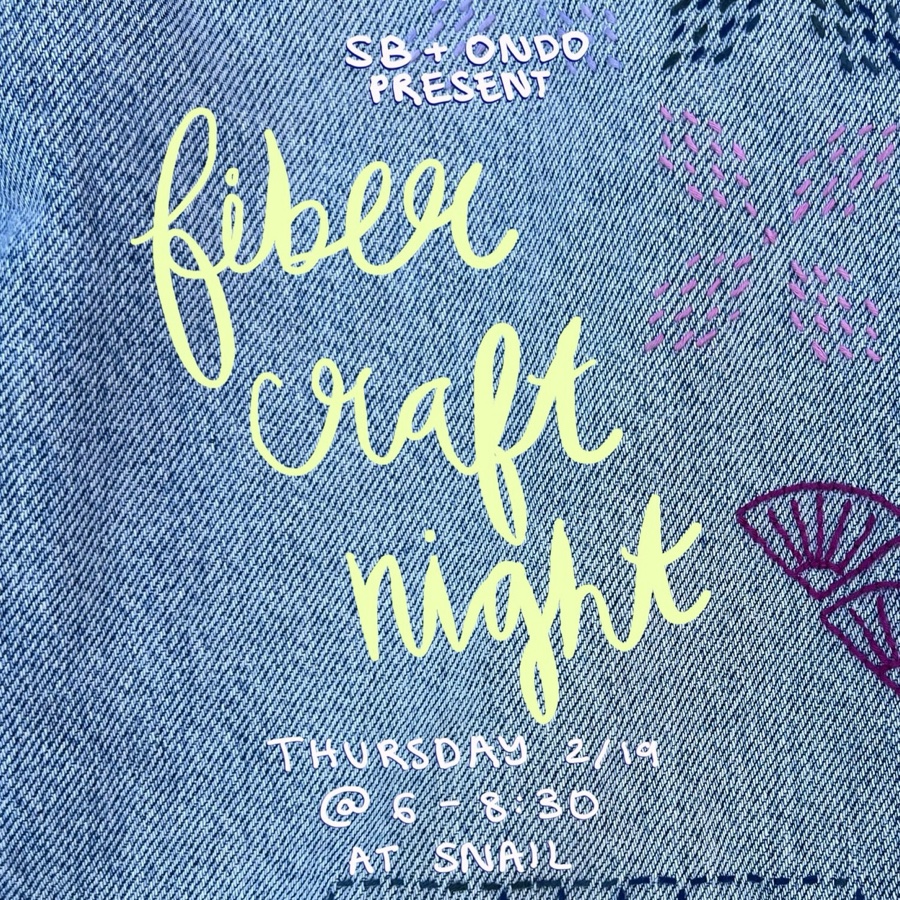 Fiber Craft Night