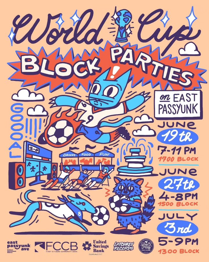East Passyunk Avenue World Cup Block Party: 6/19