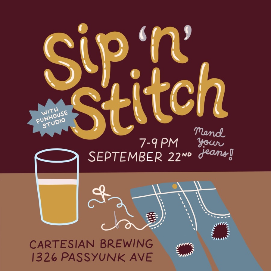 Sip ‘N’ Stitch Mending Workshop