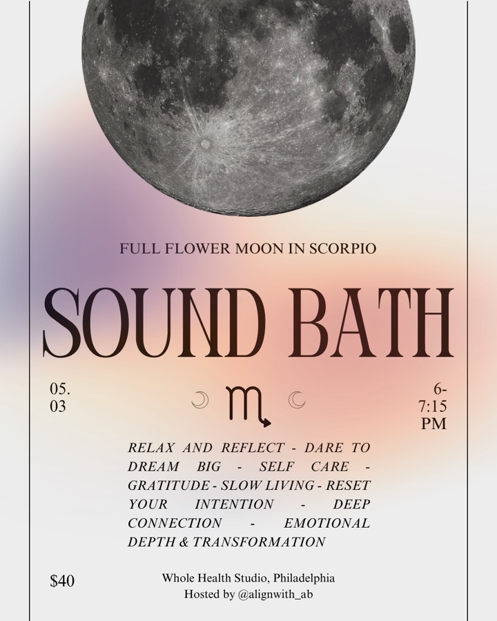 Flower Moon Sound Bath