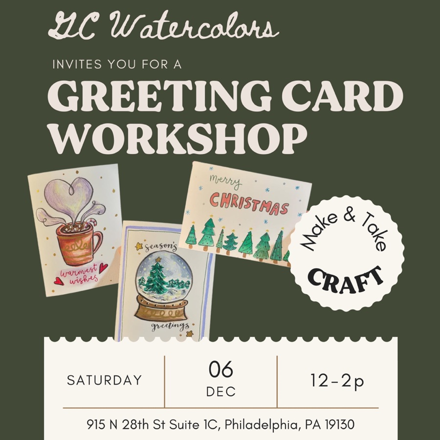 Watercolor Greeting Card Workshop
