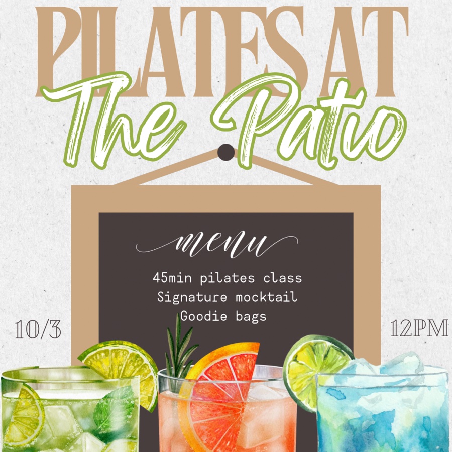 Pilatesbody x The Patio at Horsham!