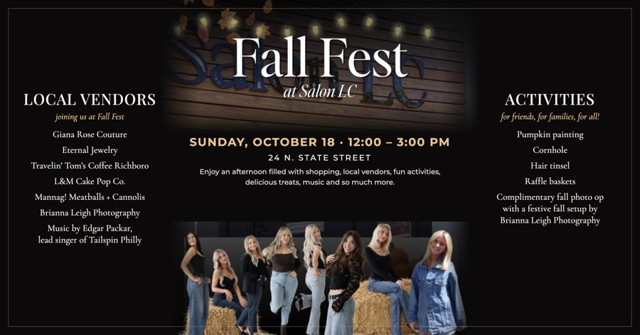 FALL FEST at Salon LC in Newtown 🤩