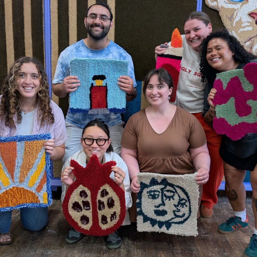 Mini-tuft beginner rug tufting workshop