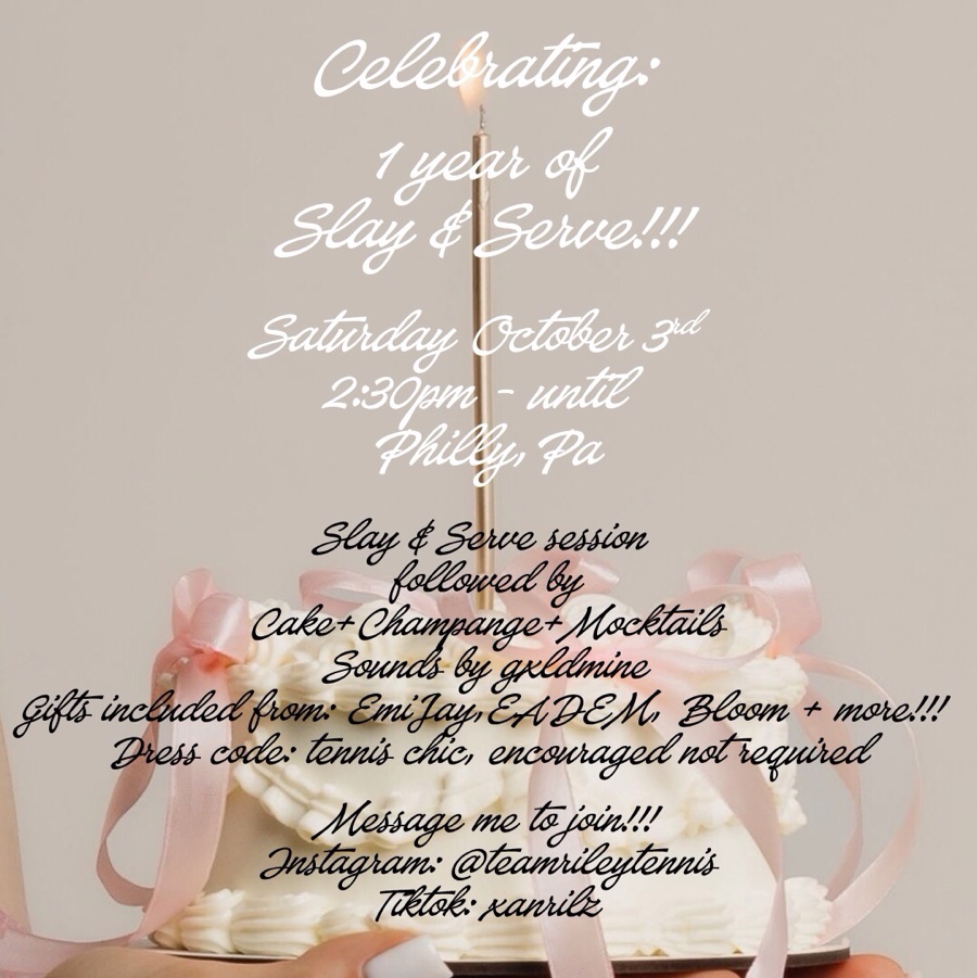 Come celebrate 1 YEAR OF SLAY & SERVE!