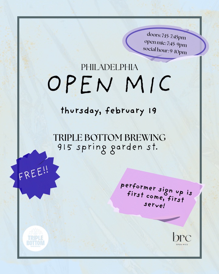 BRCOpenMic Philadelphia