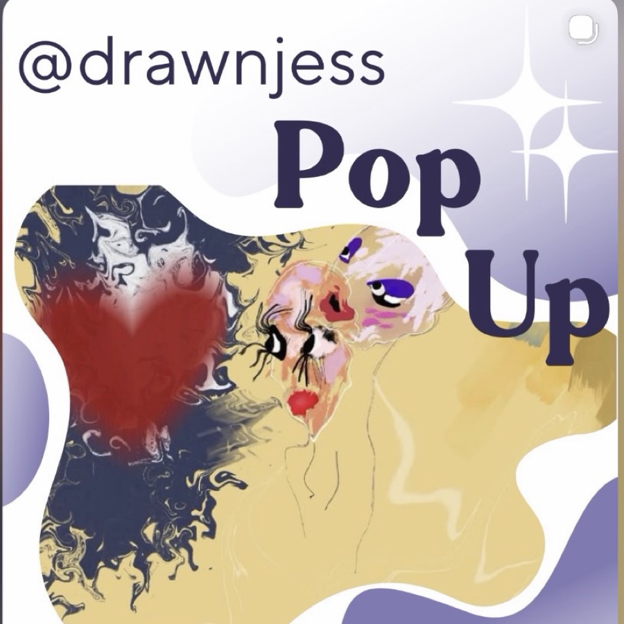 Draw Jess Pop Up at Star Sign Thrift