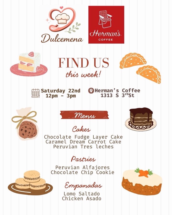 Pop-up Bake Sale at Herman’s Coffee☕️