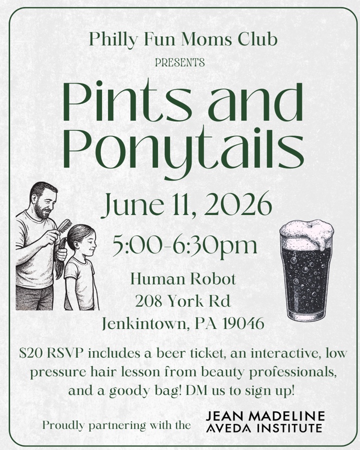 Pints and Ponytails- a Dad’s event!