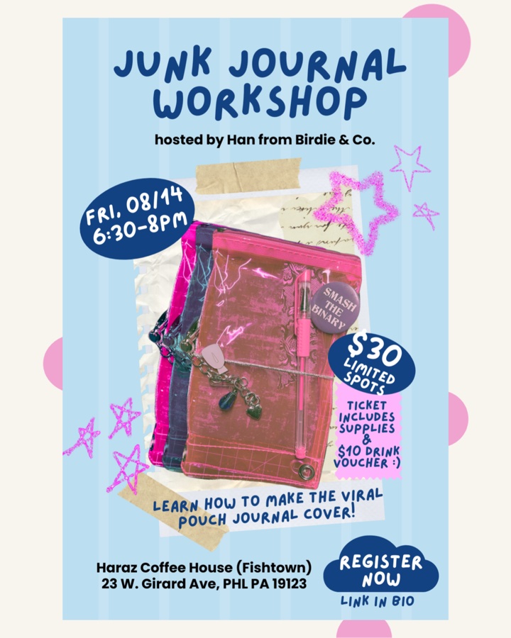 craft workshop: pouch junk journal cover
