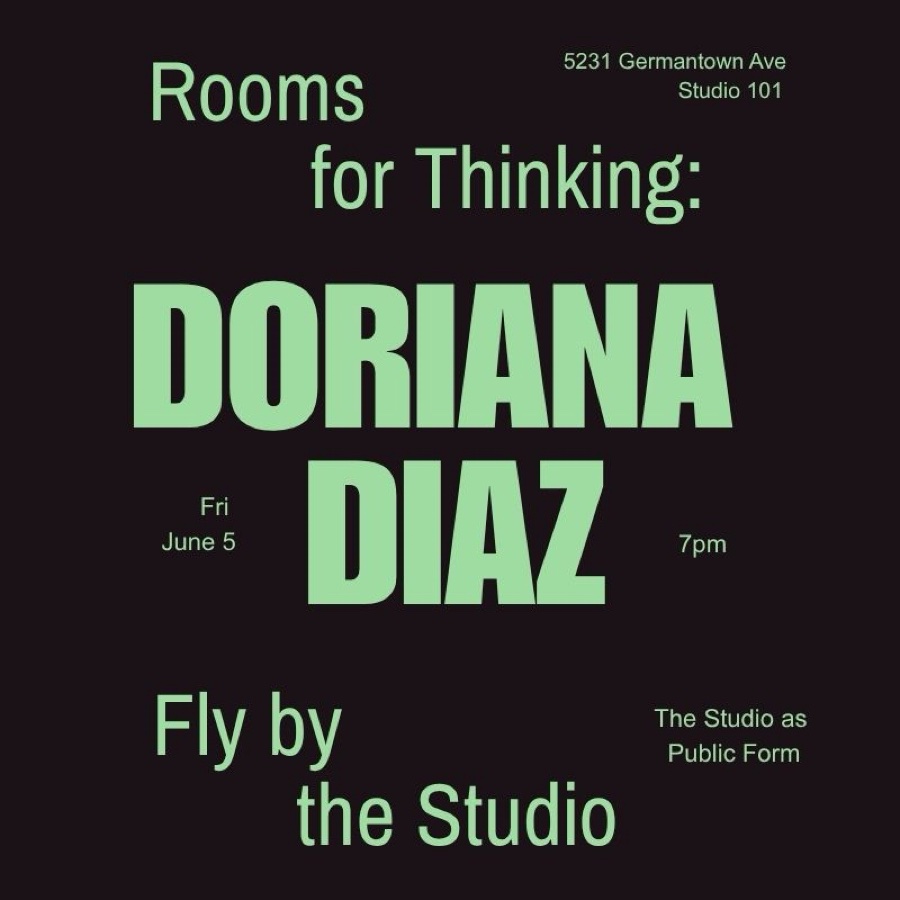 Rooms for Thinking; Fly by The Studio with Doriana Diaz