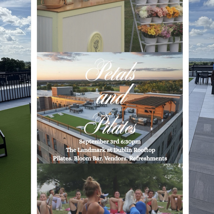 Petals & Pilates: Rooftop Edition