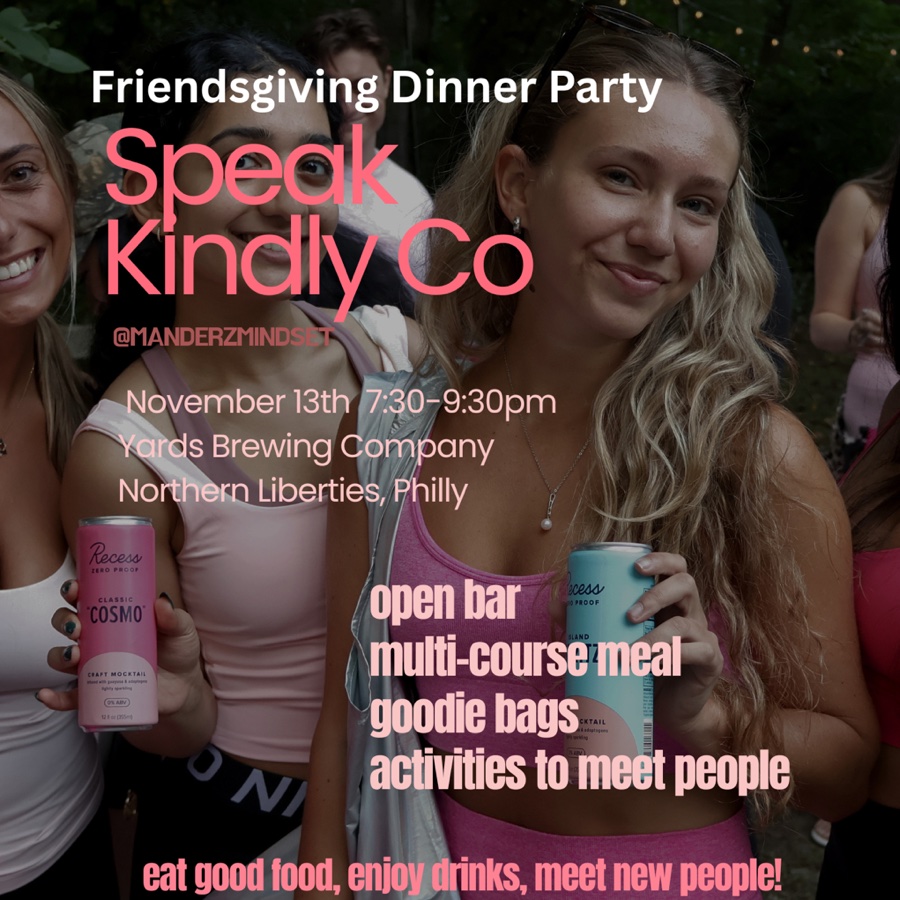Friendsgiving Girl Dinner: meet new friends!