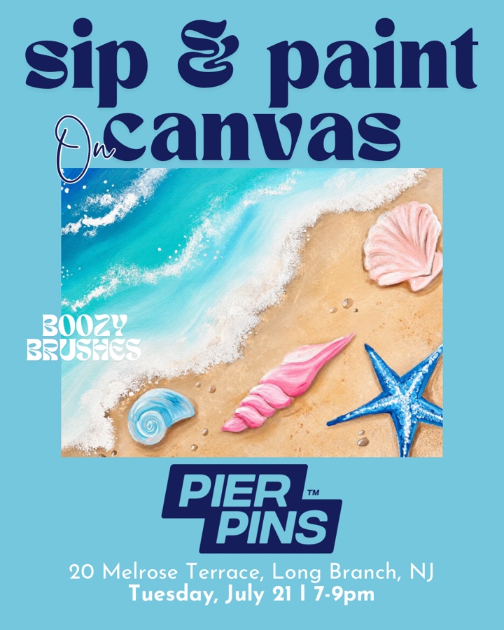 SIP & PAINT: COASTAL CANVAS