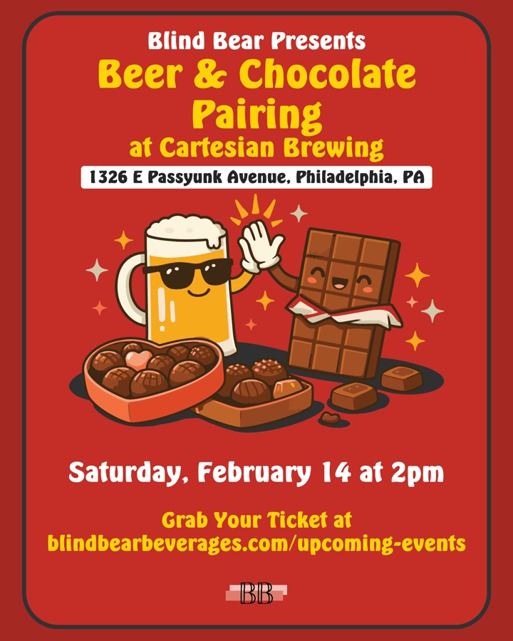 Valentine’s Chocolate & Beer Pairing at Cartesian Brewing